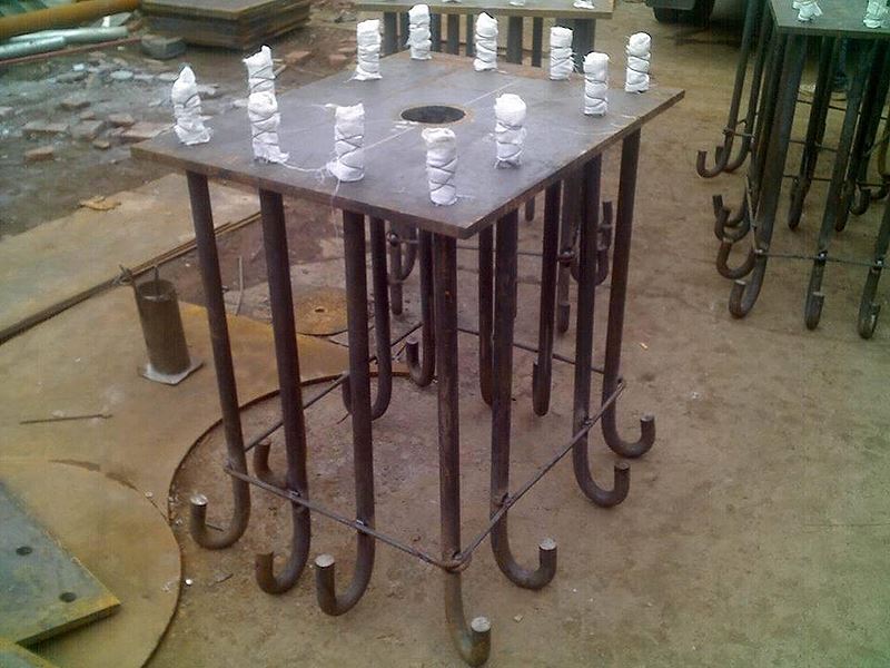 Embedment of anchor bolts